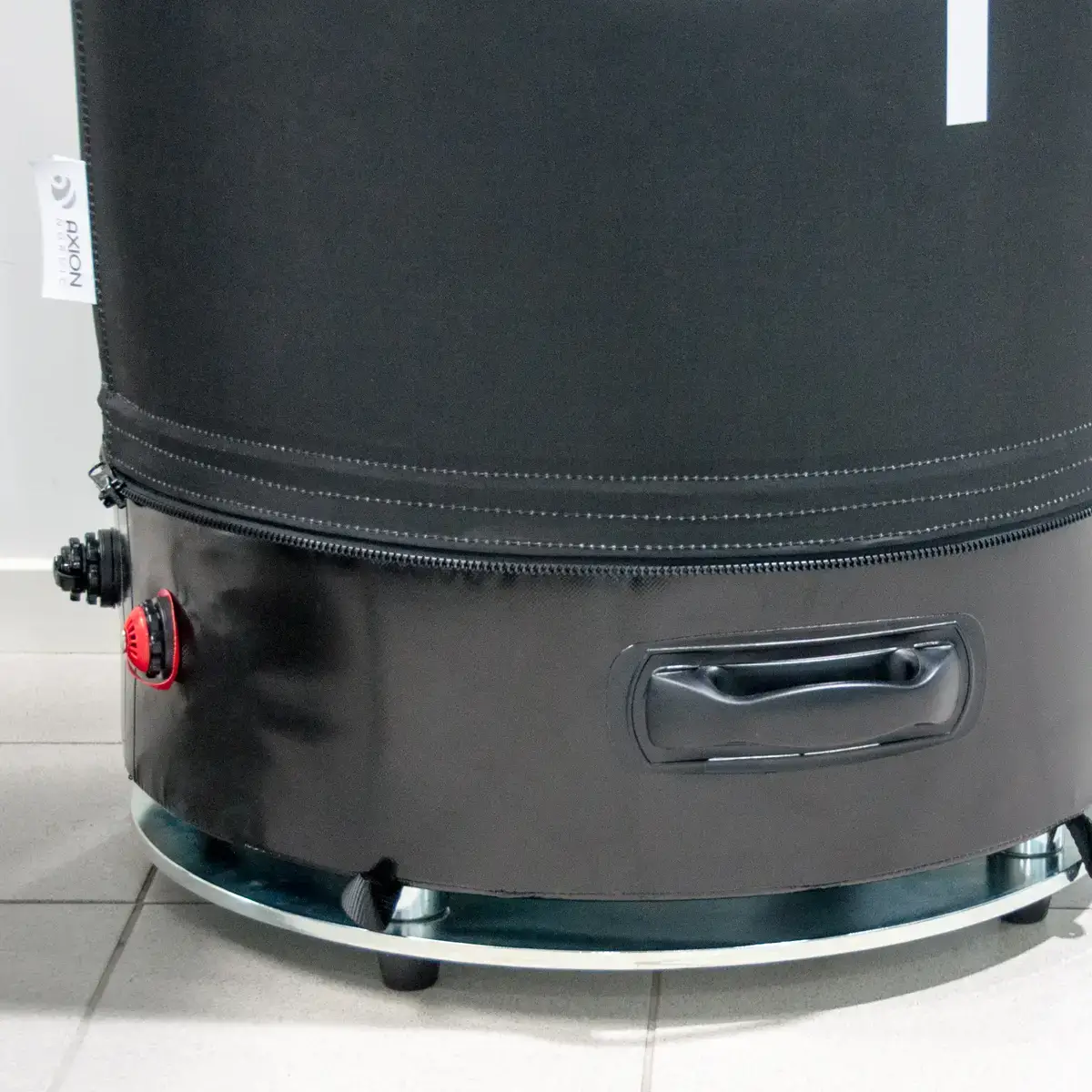 steel ballast plate for inflatable columns