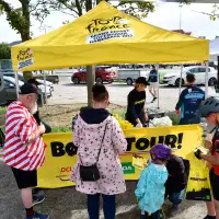 Gult foldetelt til Kids Tour - Tour de France-oppsett